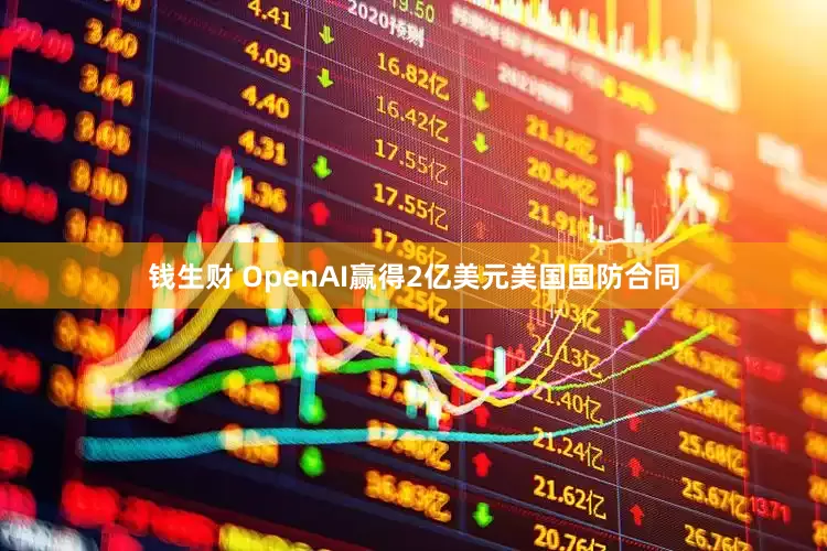 钱生财 OpenAI赢得2亿美元美国国防合同